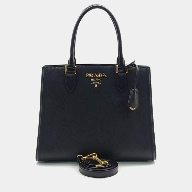 مملوكة مسبقًا Prada Saffiano Tote And Shoulder Bag