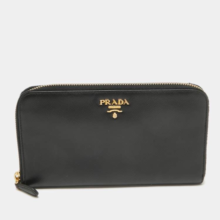 Prada Prada Saffiano Leather Zip Around Wallet Prada | TLC