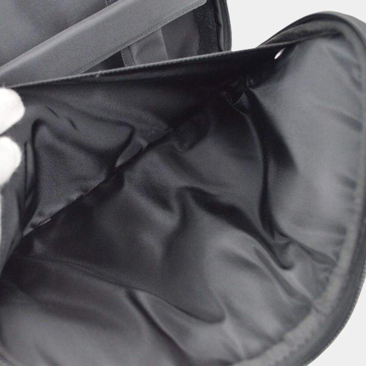 Pre Owned Prada Black Nylon Business Handbag