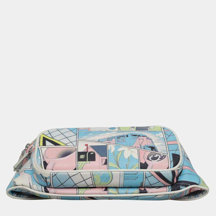 Pre Owned Prada James Jean Comic Strip Printed Waist Bag