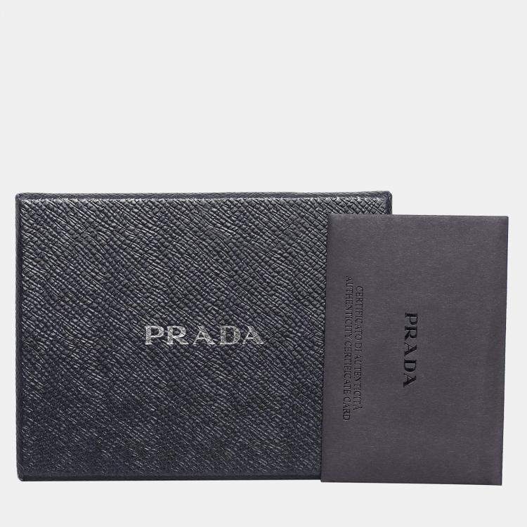 Pre Owned Prada Leather Card Holder