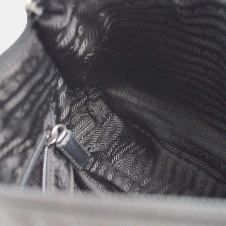 Pre Owned Prada Black Nylon Shoulder Bag
