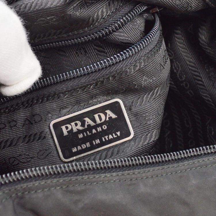 Pre Owned Prada Black Nylon Shoulder Bag