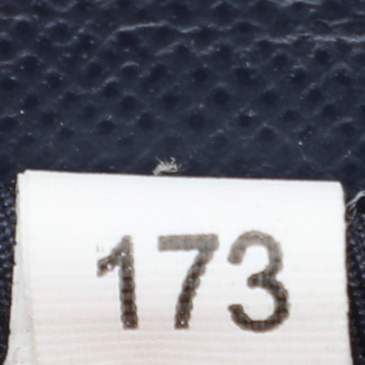 Pre Owned Prada Navy Blue Nylon Top Zip Tote