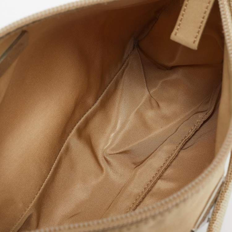 Pre Owned Prada Beige Nylon Pochette