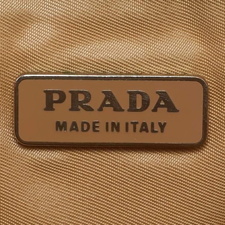 Pre Owned Prada Beige Nylon Pochette