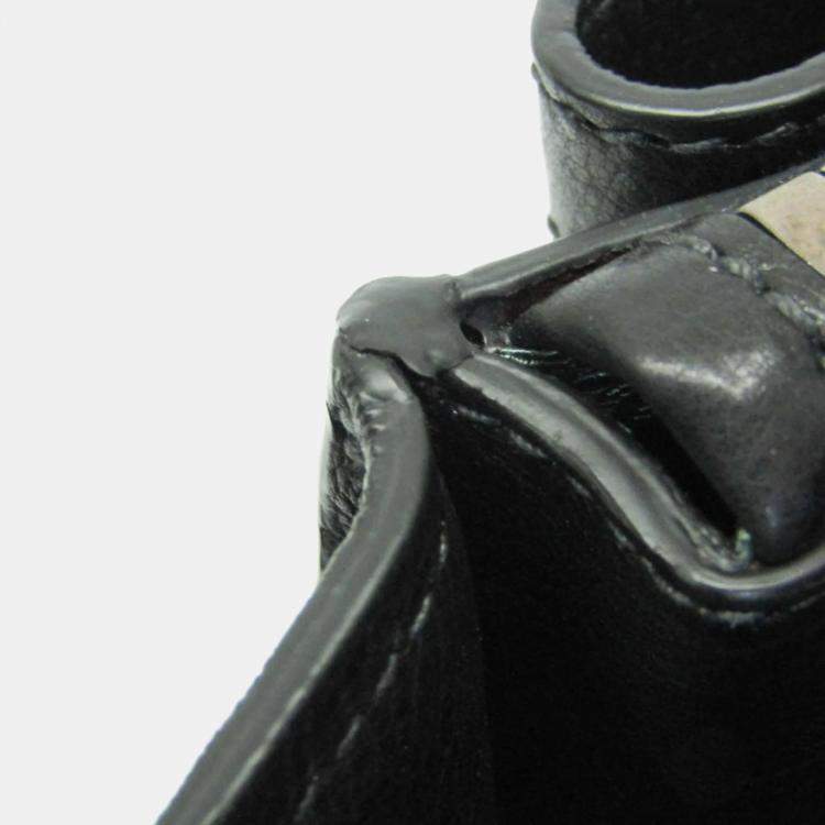 Pre Owned Prada Nero Leather Handbag 
