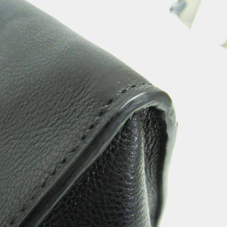 Pre Owned Prada Nero Leather Handbag 