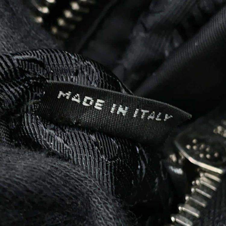 Pre Owned Prada Black Nylon Small Padded Re-Nylon Tote Bag 