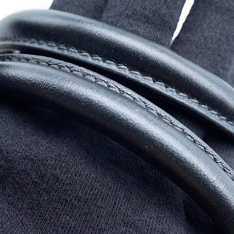 Pre Owned Prada Black Saffiano Soft Calfskin Tote Bag