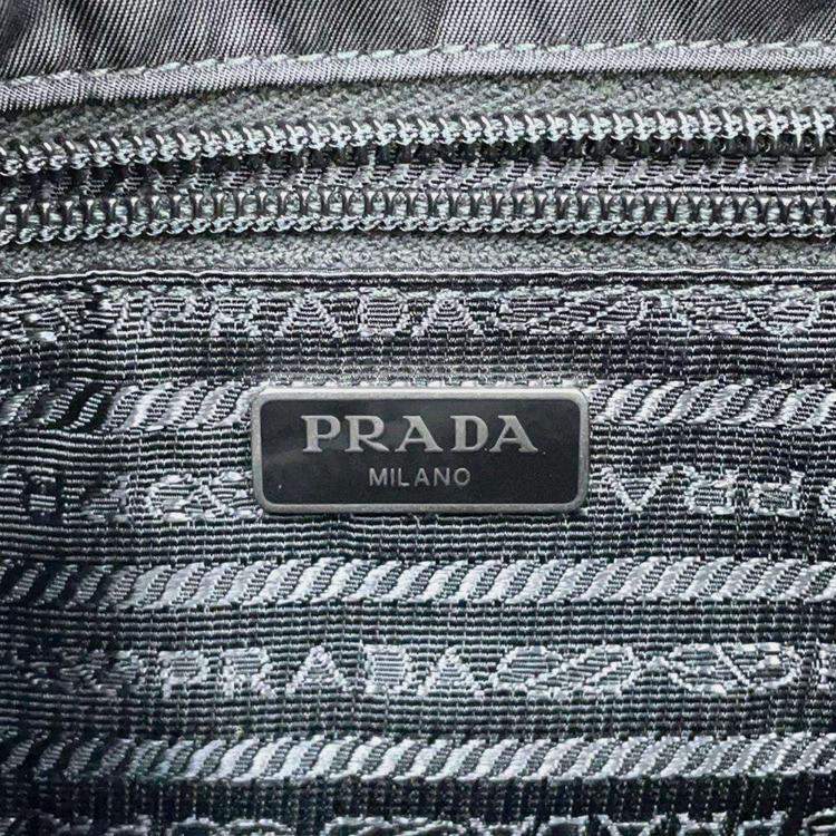 Pre Owned Prada Black Nylon Shoulder Bag