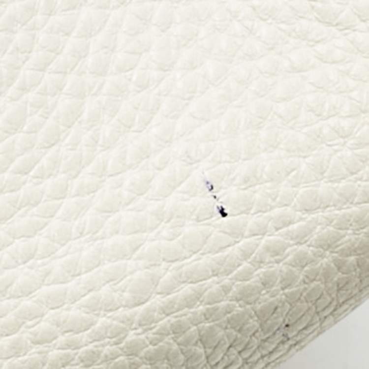 Pre Owned Prada White Vitello Daino Leather Tote