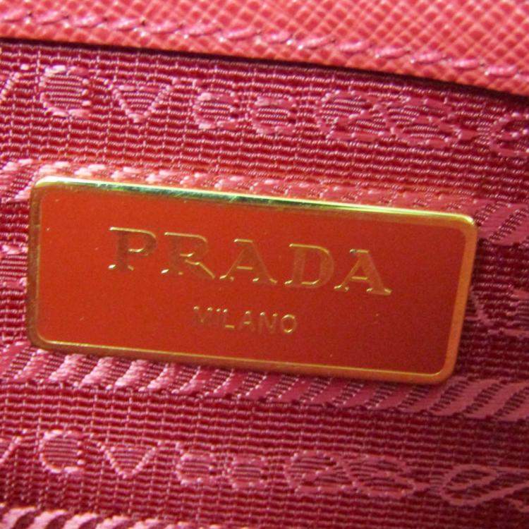 Pre Owned Prada Galleria Saffiano Lux Leather Shoulder Bag