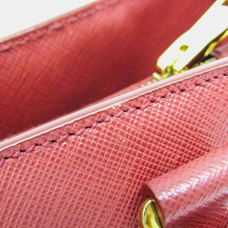 Pre Owned Prada Galleria Saffiano Lux Leather Shoulder Bag