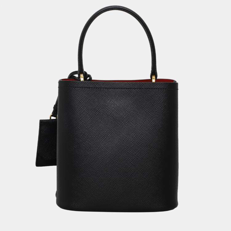 Pre Owned Prada Small Pannier Bucket Bag