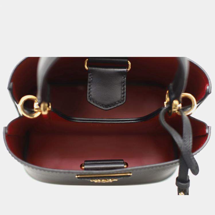 Pre Owned Prada Small Pannier Bucket Bag