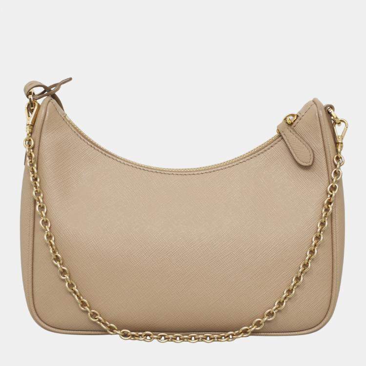 Pre Owned Prada Saffiano Re-Edittion 2005 Multi Pochette Bag