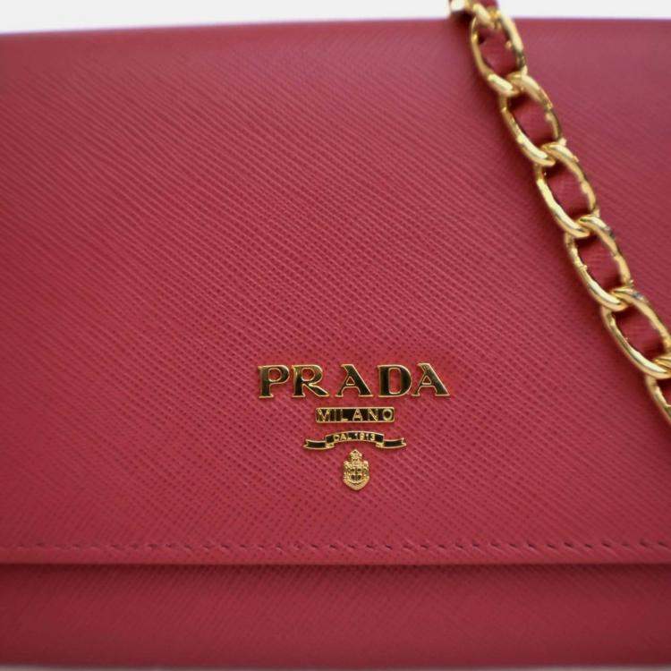 Prada Saffiano Wallet On Chain