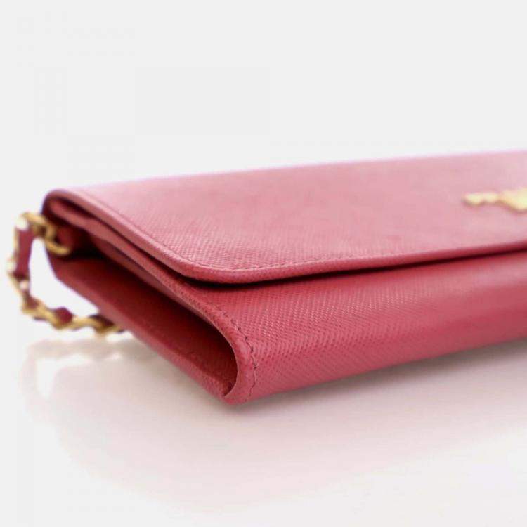 Prada Saffiano Wallet On Chain