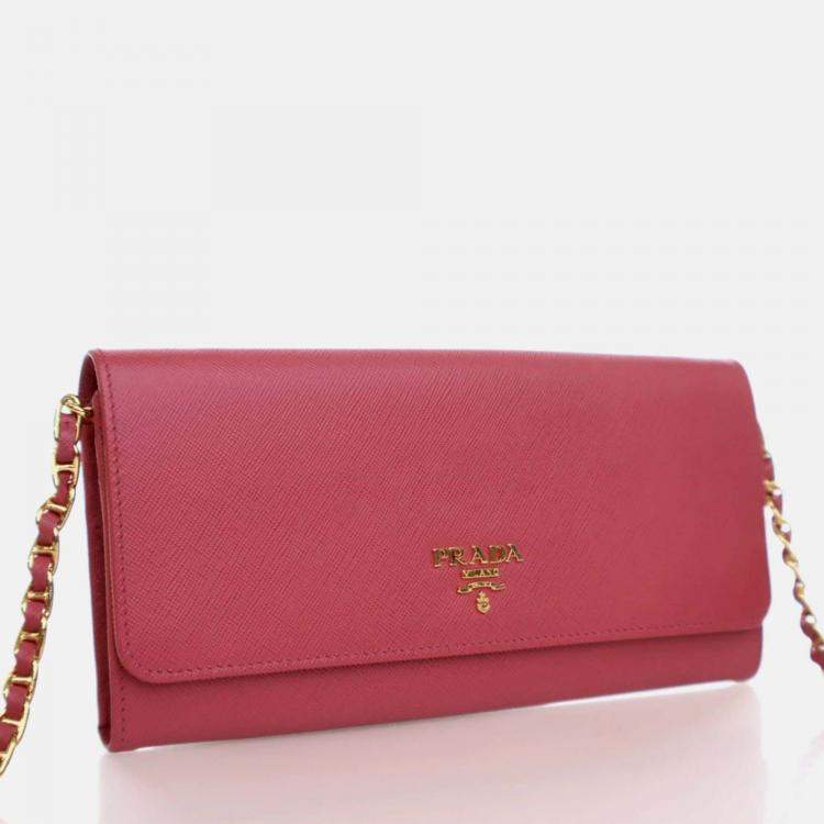 Prada Saffiano Wallet On Chain