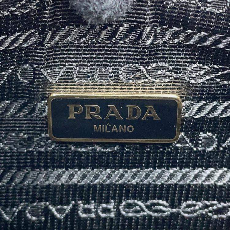 Pre Owned Prada Re-Edition 2005 Black Saffiano Leather Shoulder Bag