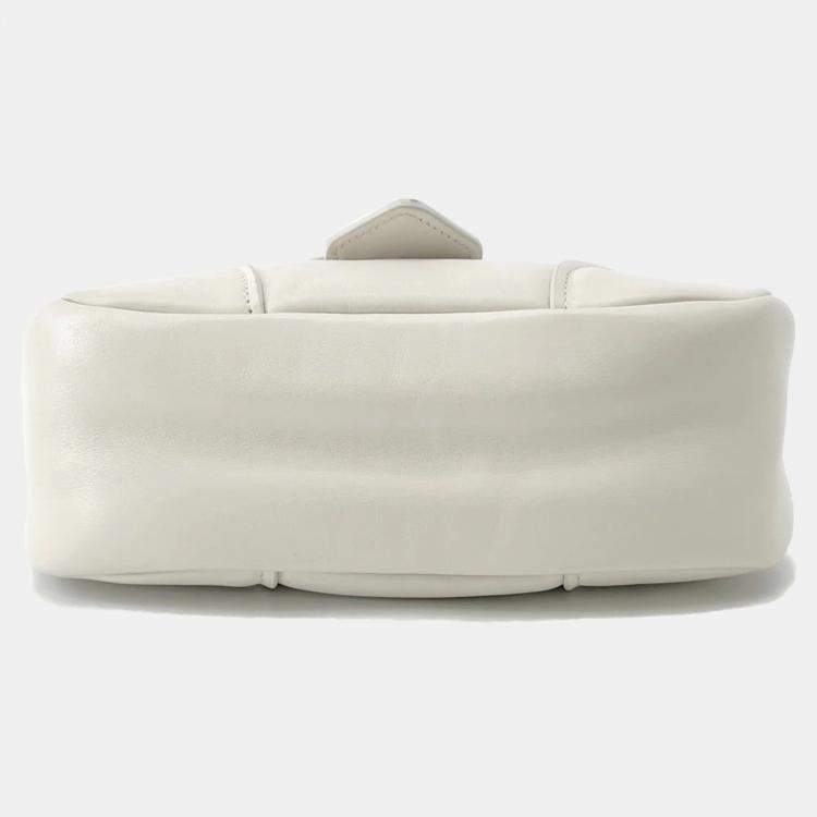 Pre Owned Prada Moon White Leather Handbag