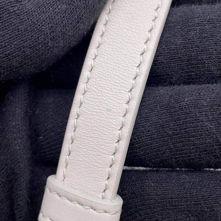 Pre Owned Prada Moon White Leather Handbag