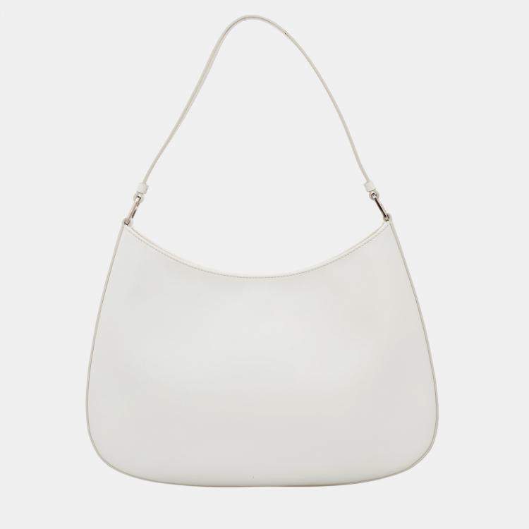 Pre Owned Prada Brushed Leather Cleo Bag