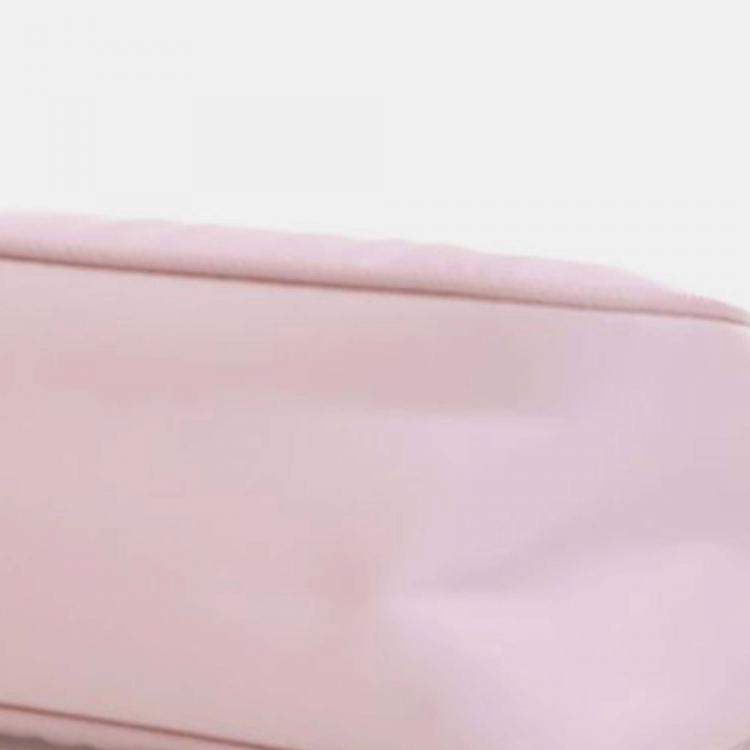 Pre Owned Prada Pink Tessuto Re Edition 2005 Satchel