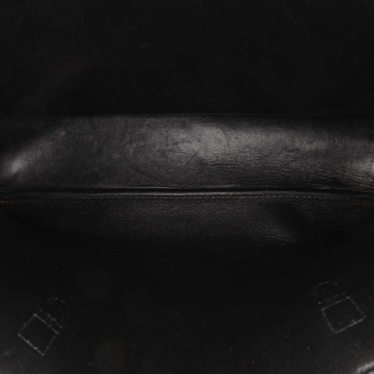 Pre Owned Prada Grey Medium Saffiano Cuir Double Satchel