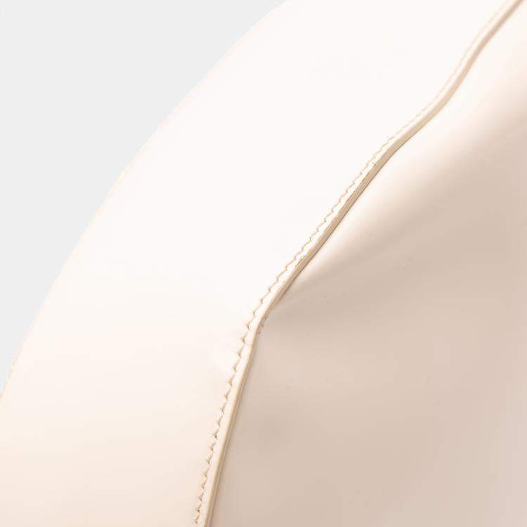 Pre Owned Prada White Maxi Spazzolato Cleo Crossbody