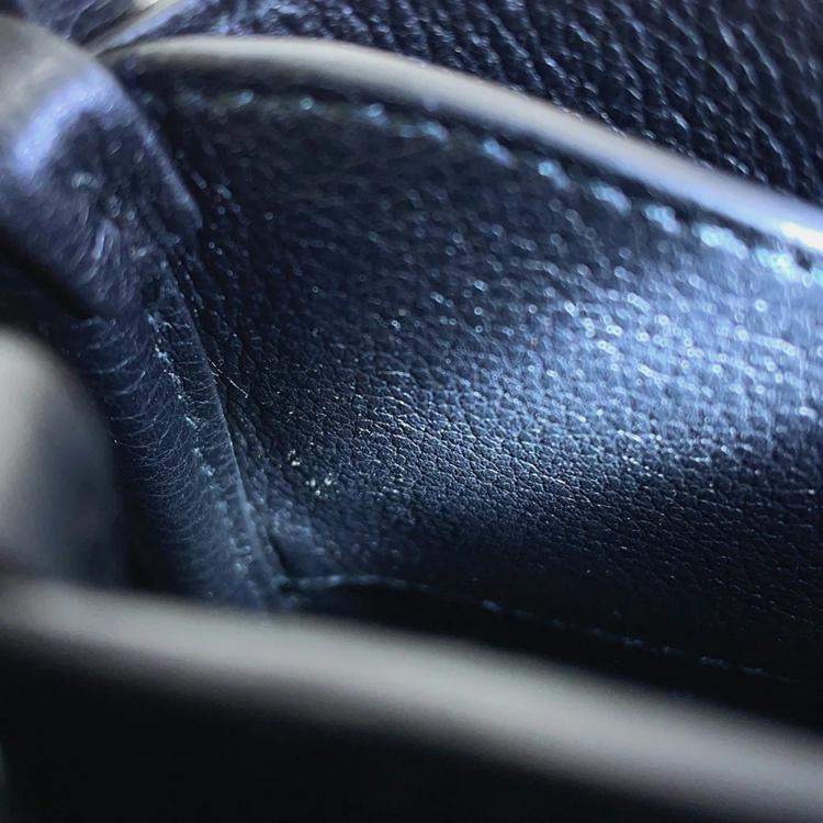 Pre Owned Prada Black Leather Shopping Tote Bag