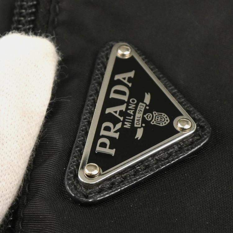 Pre Owned Prada Black Nylon Shoulder Bag