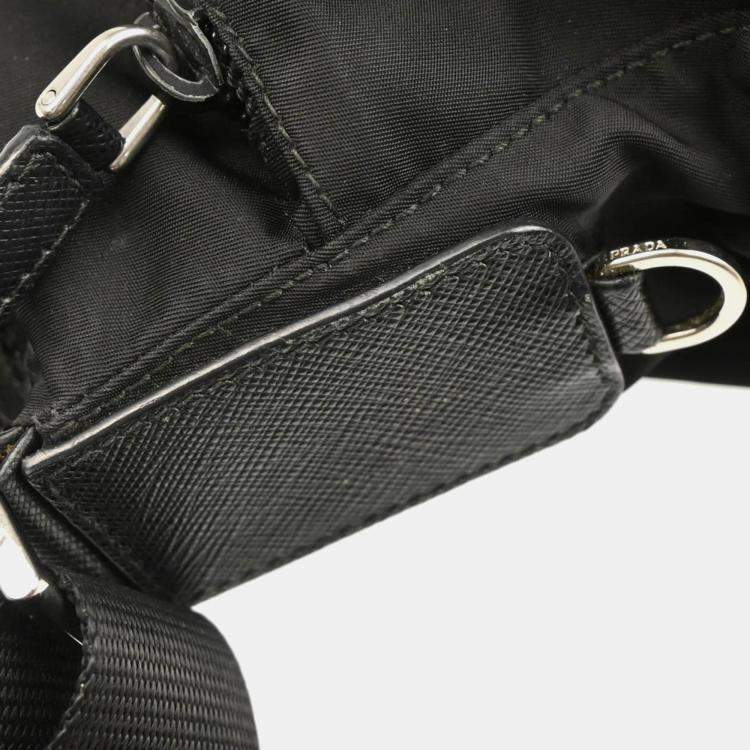 Pre Owned Prada Black Nylon Shoulder Bag