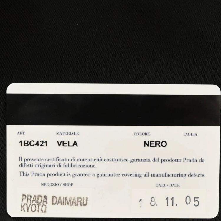 Pre Owned Prada Black Nylon Shoulder Bag