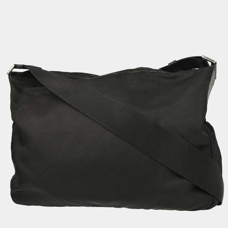 Pre Owned Prada Black Nylon Shoulder Bag