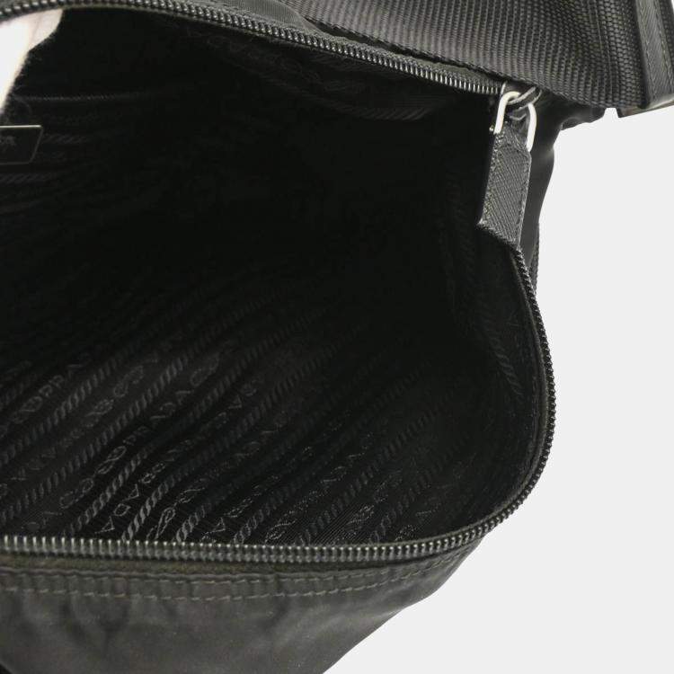 Pre Owned Prada Black Nylon Shoulder Bag