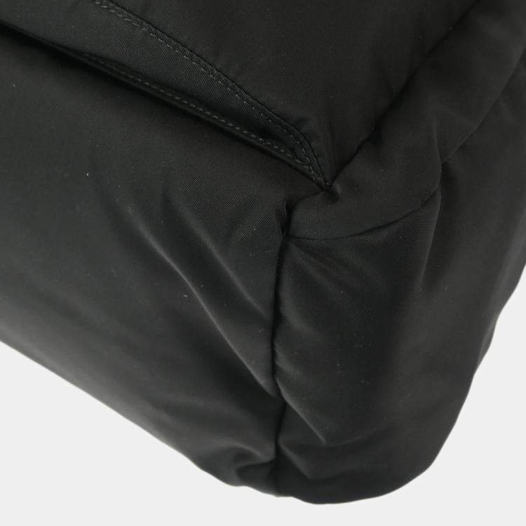 Pre Owned Prada Black Nylon Tote Bag