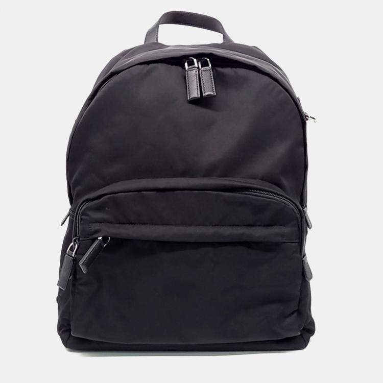 Pre Owned Prada Black fabric backpack