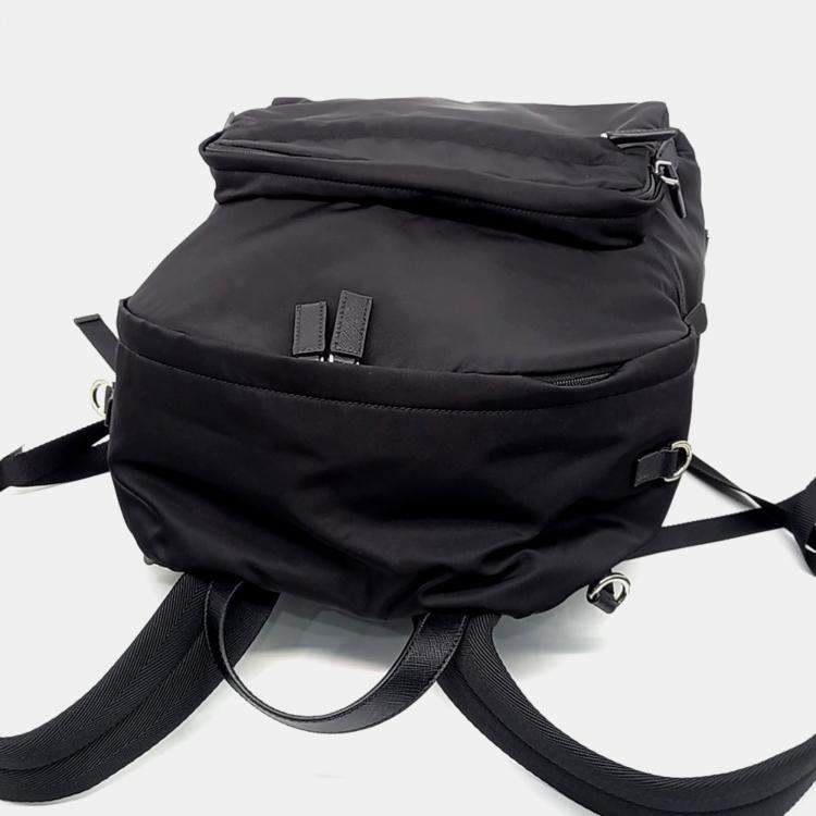 Pre Owned Prada Black fabric backpack