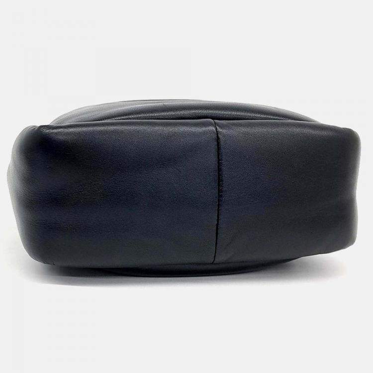 مملوكة مسبقًا Prada Black Leather Padded Soft Napa Tote Bag Small
