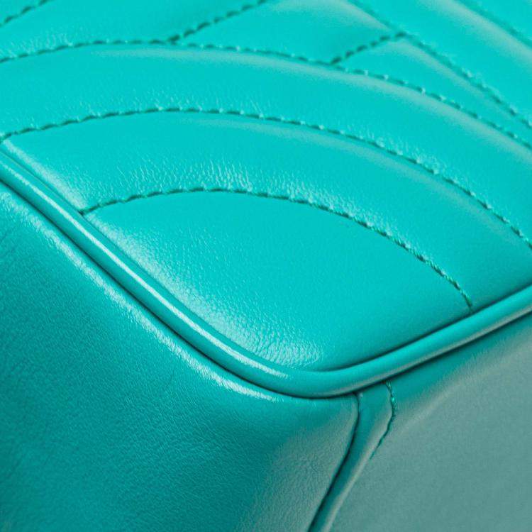 Pre Owned Prada Blue Soft Calf Diagramme Camera Bag