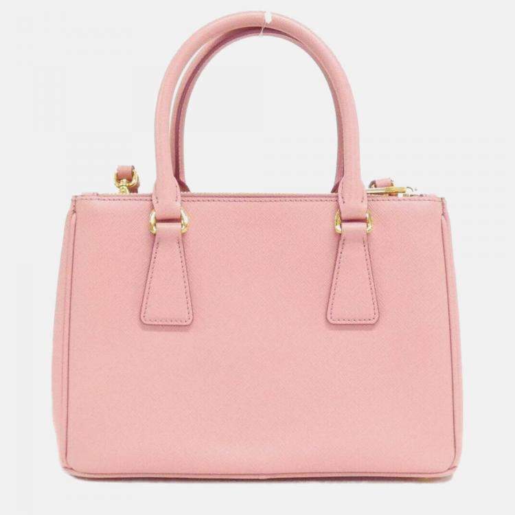 Pre Owned Prada Saffiano Lux Handbag