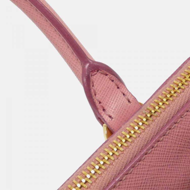 Pre Owned Prada Saffiano Lux Handbag