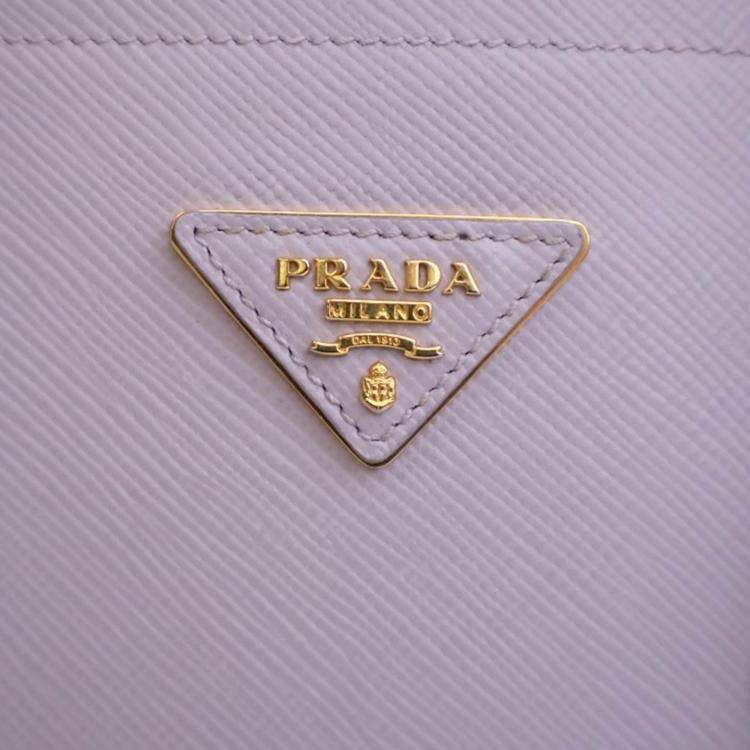 Pre Owned Prada Medium Saffiano Double Tote
