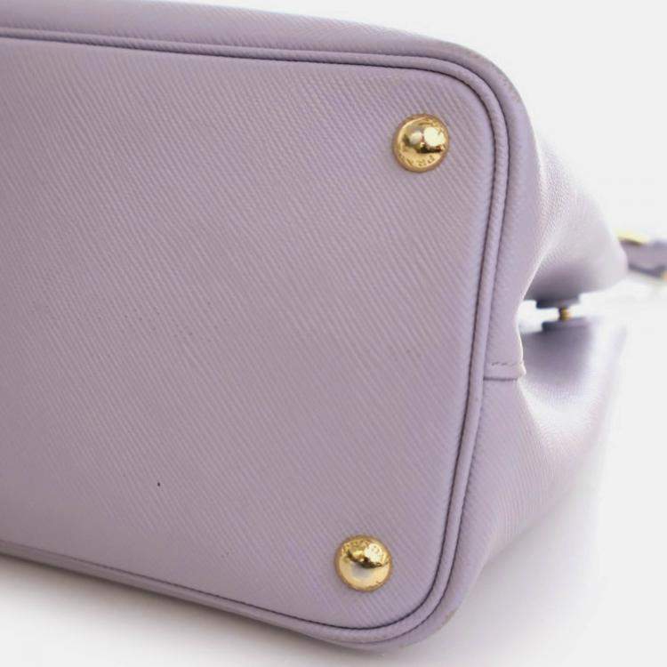 Pre Owned Prada Medium Saffiano Double Tote