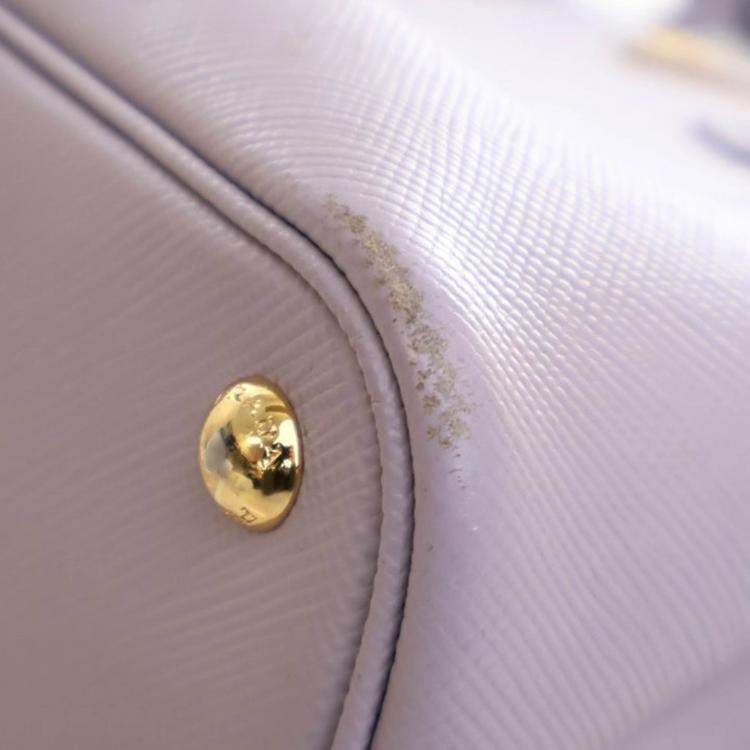 Pre Owned Prada Medium Saffiano Double Tote