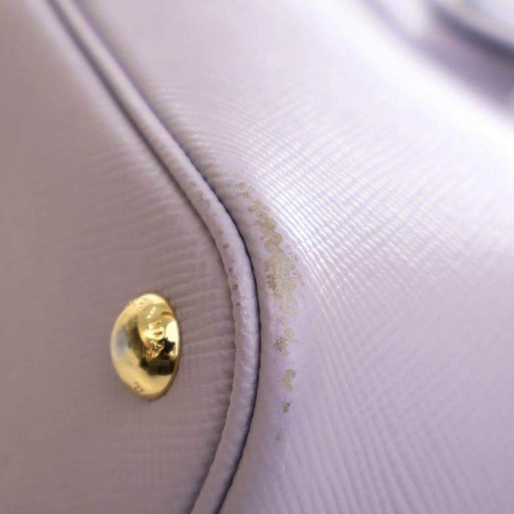 Pre Owned Prada Medium Saffiano Double Tote