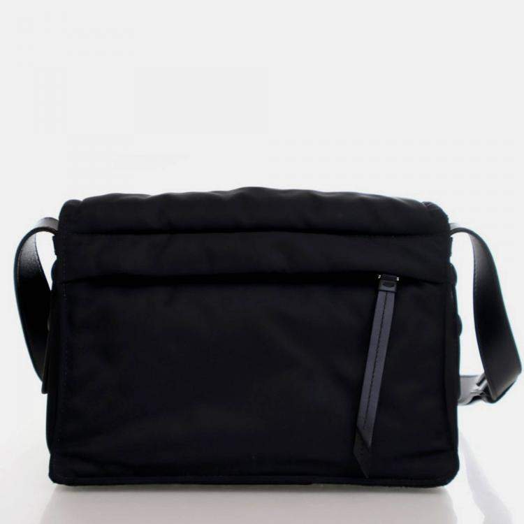 Pre Owned Prada Small Re-Nylon Padded Messenger Bag