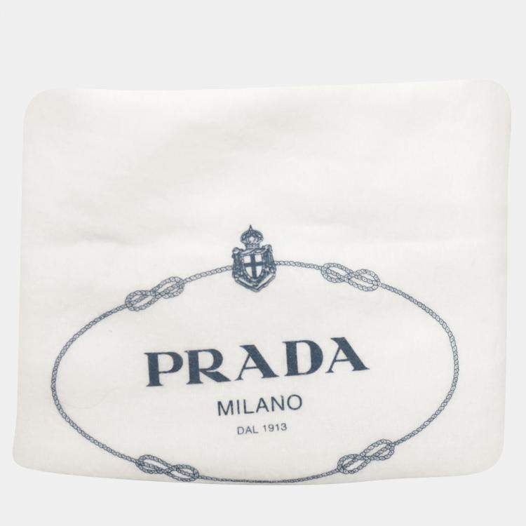 Pre Owned Prada Crochet Raffia Tote Bag